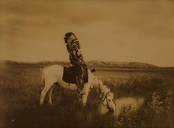 EDWARD S. CURTIS (1868-1952) An Oasis in the Badlands.